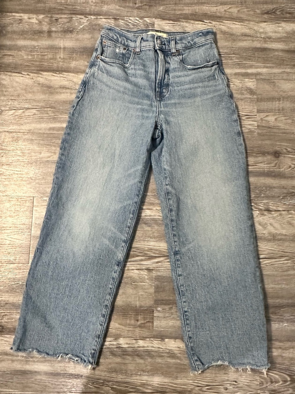Madewell Perfect Vintage Wide Leg Crop Jeans Size 25